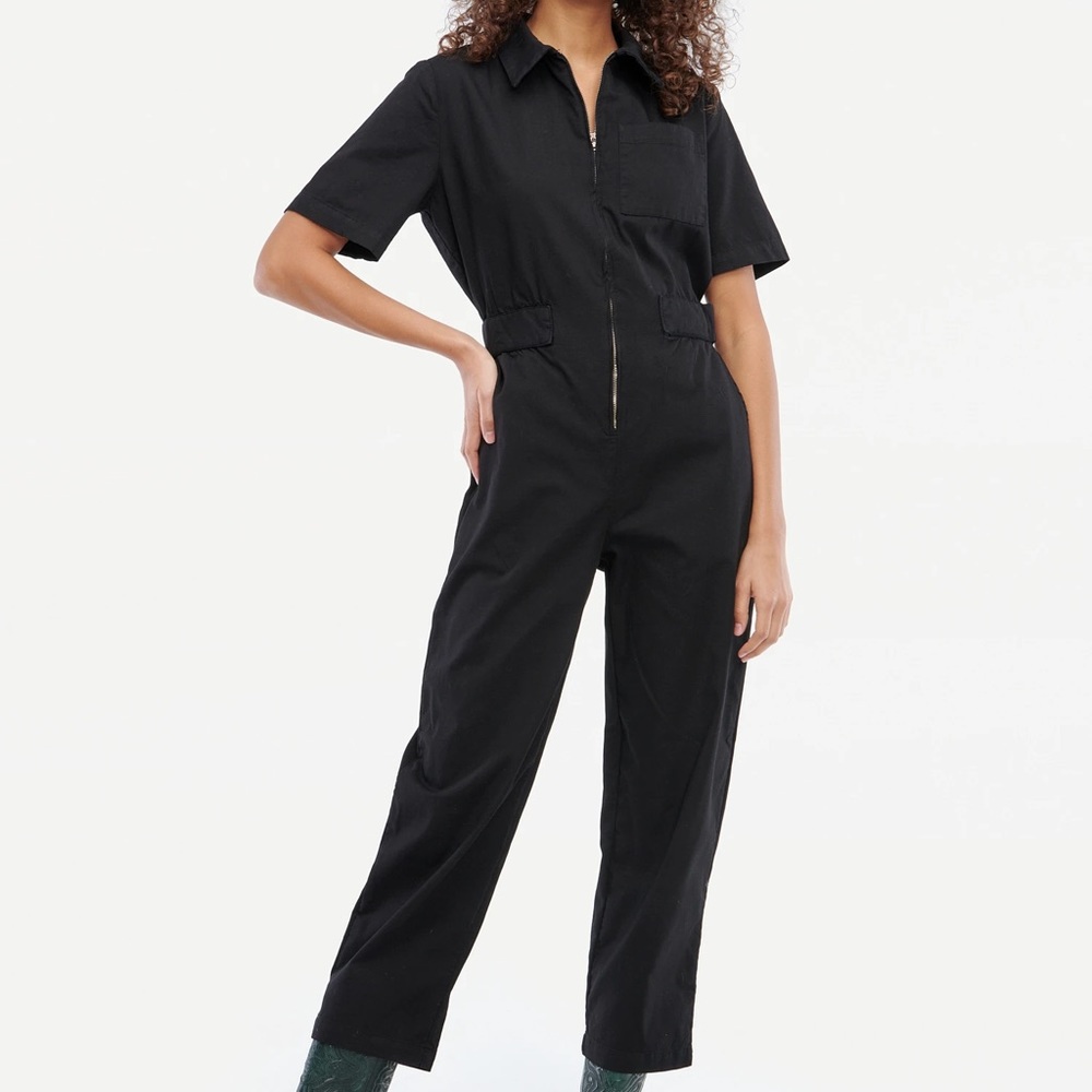 LACAUSA Pico Jumpsuit in Tar